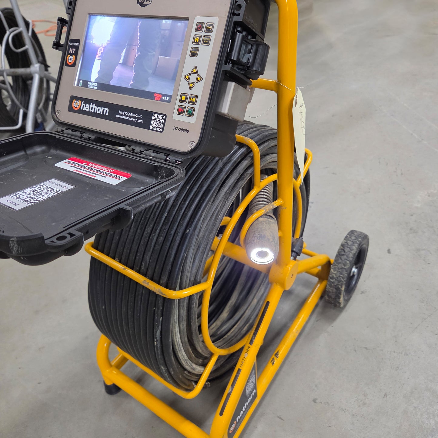 Pre-Owned Hathorn H7 Sewer Inspection Camera with Wi-Fi – 200' Cable